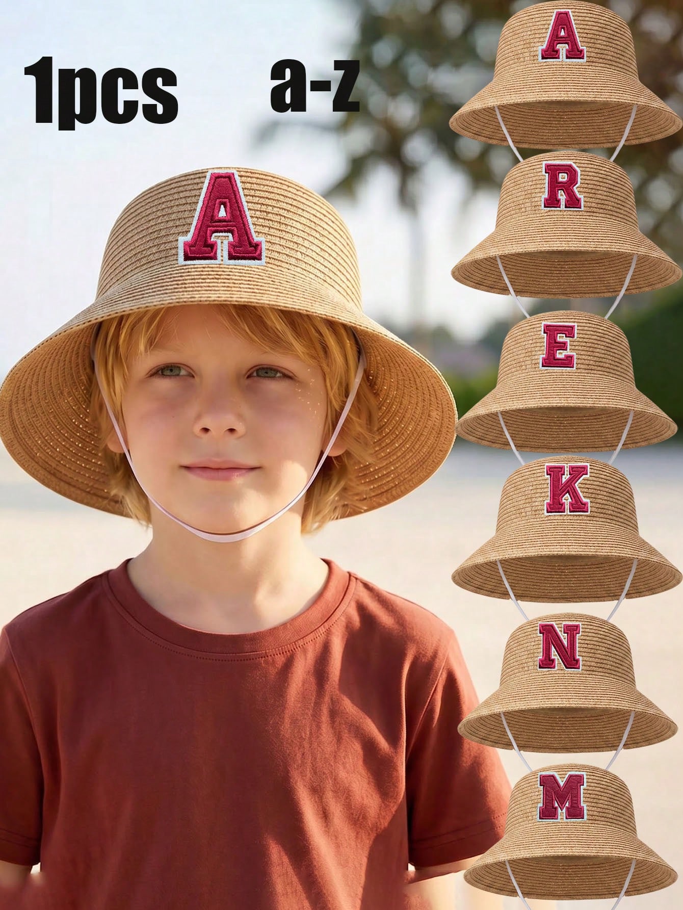 Play Kids Outdoor - Chapéu de Sol de Palha com