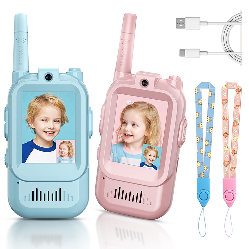Kids Outdoor Voices - 2 pçs vídeo walkie talkies para