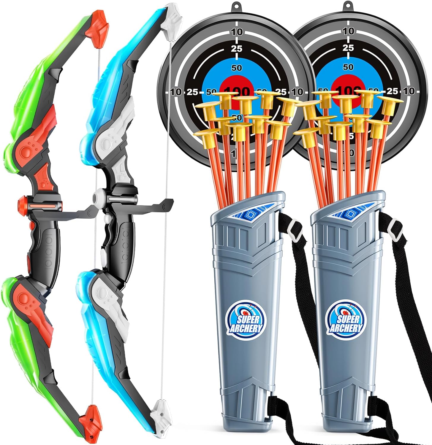 Kids Outdoor Archery Set - Conjunto de arco e flecha para