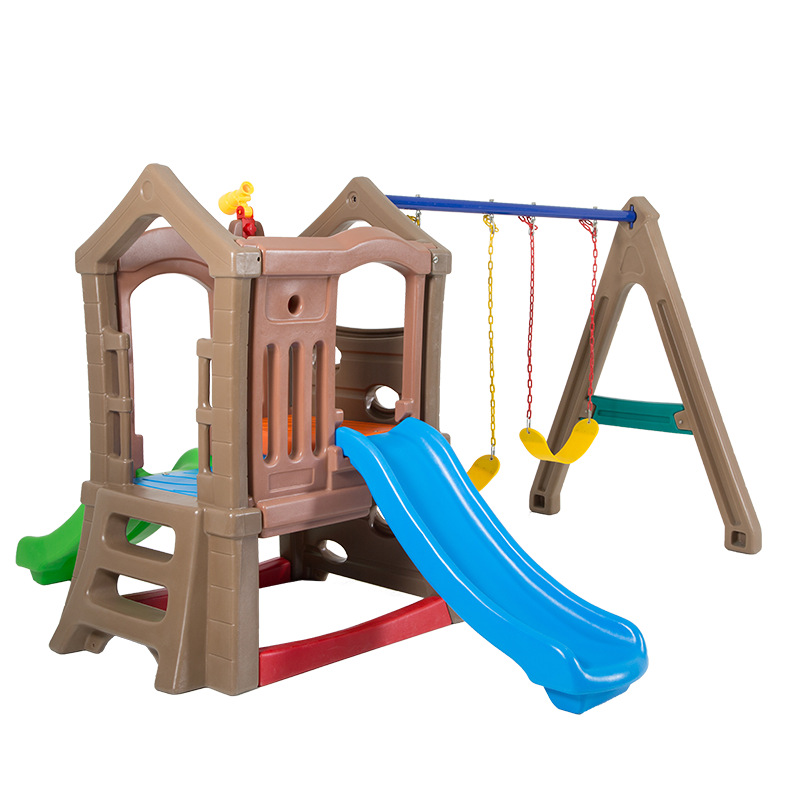 Kids Outdoor Swing Set - Alta qualidade crianças interior/exterior plástico duplo