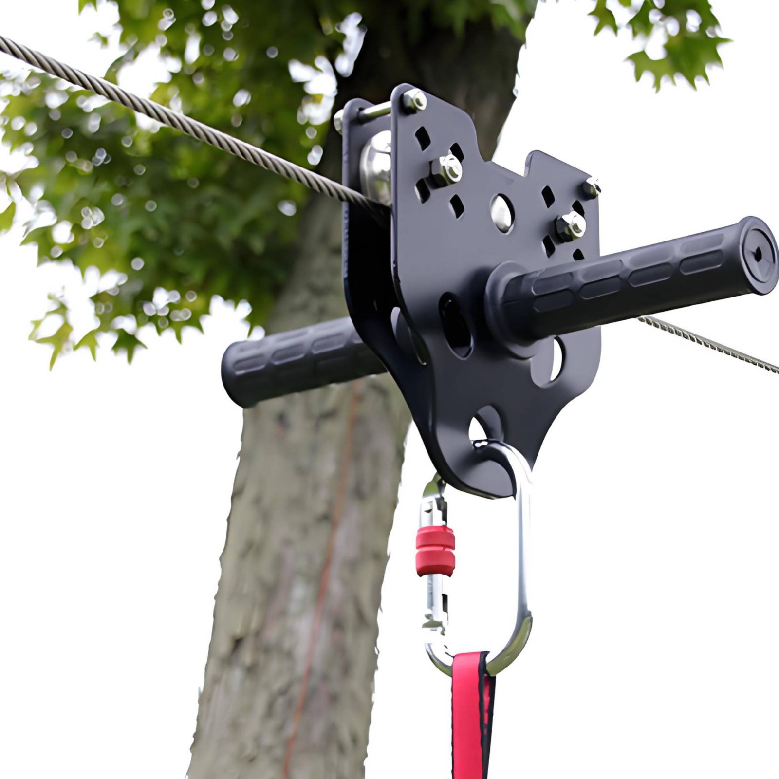 Kids Outdoor Zipline - Kit de Tirolesa Infantil DIY com