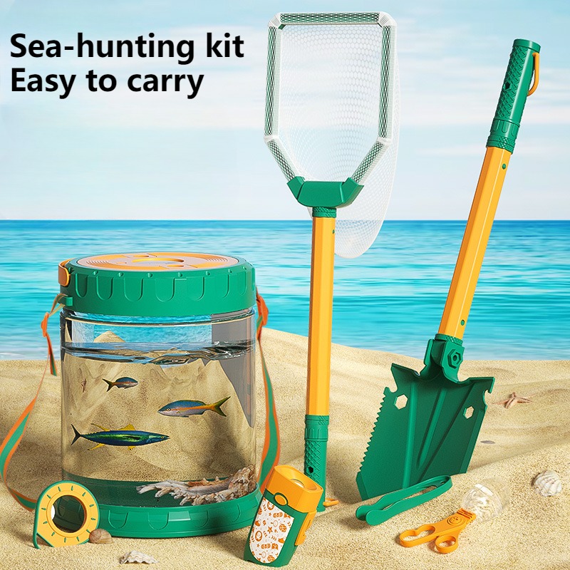 Kids Outdoor Nature Play - Conjunto de brinquedos no mar para