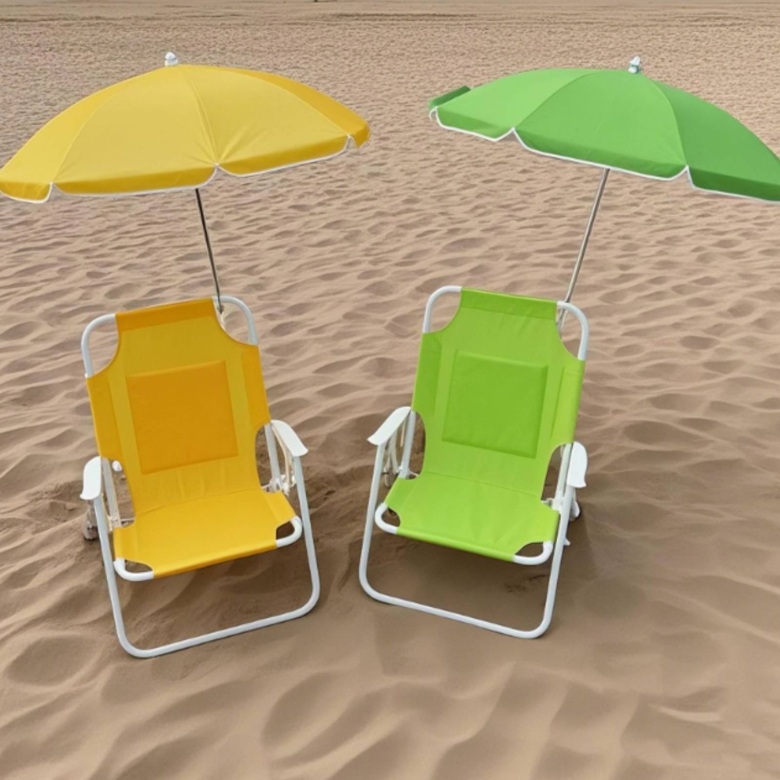 Kids Outdoor Umbrella Chair - Cadeira de praia dobrável para crianças,
