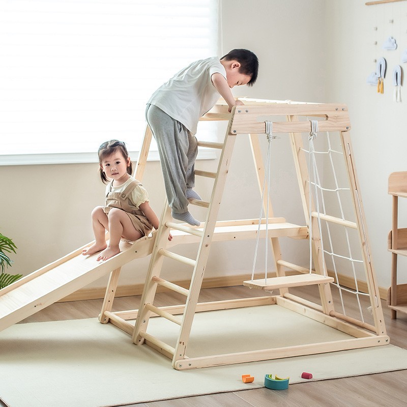 Kids Outdoor Climbing Frame - Estrutura de Escalada Infantil Sólida para