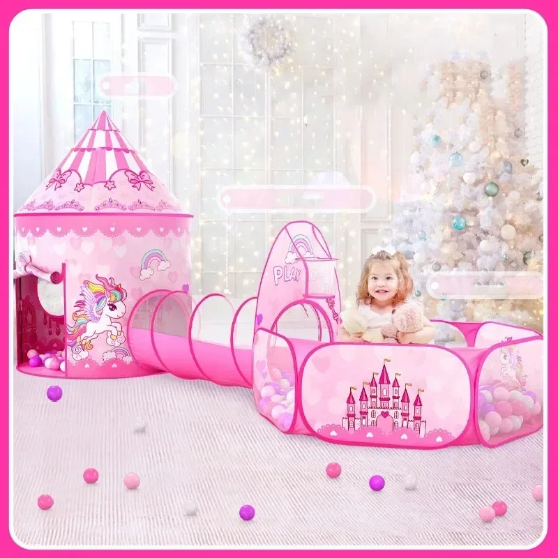 Outdoor Kids In An Indoor World - 3 em 1 crianças tenda casa