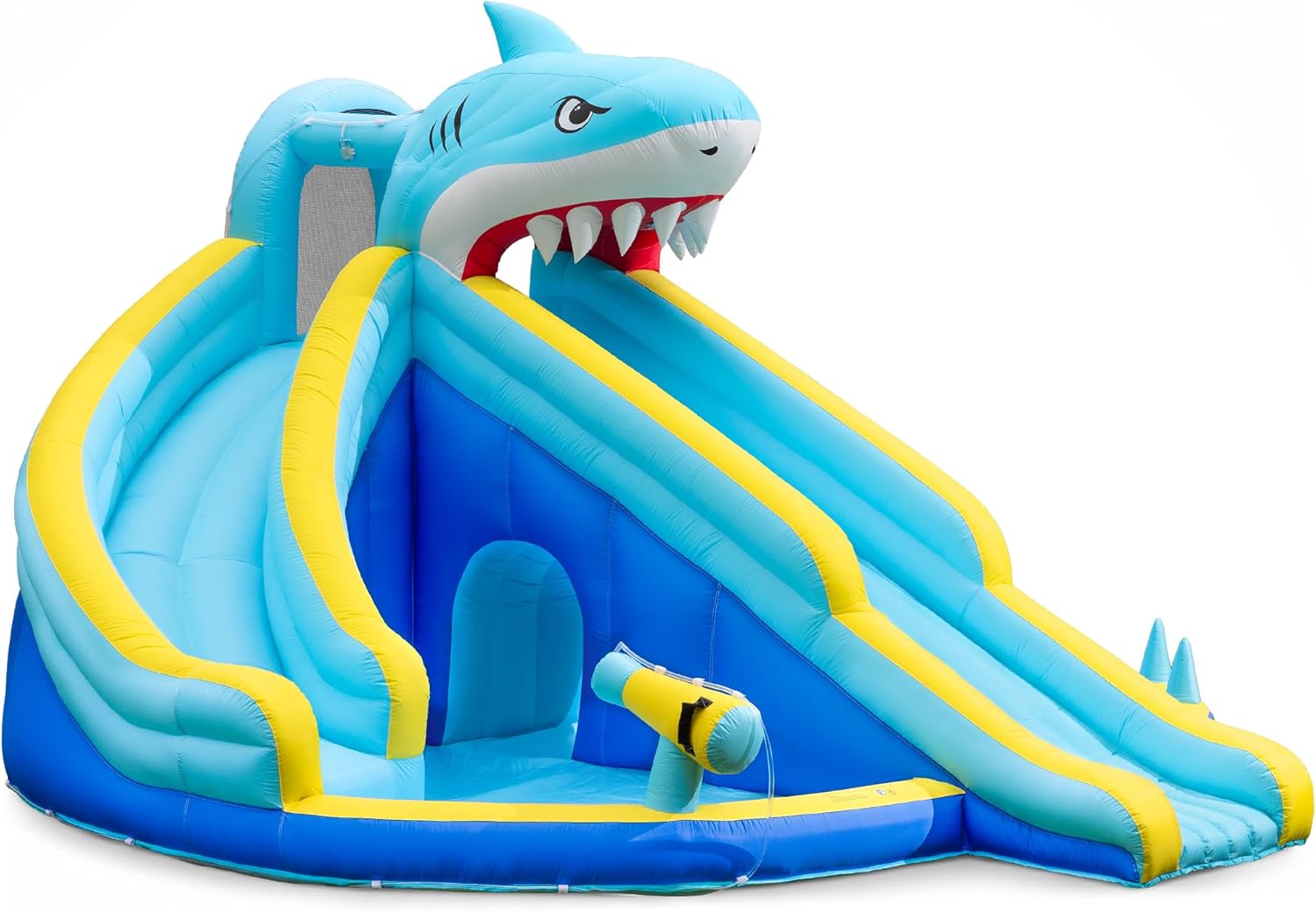 Kids Outdoor Bounce House - Escorregador Inflável para Crianças com Piscina,