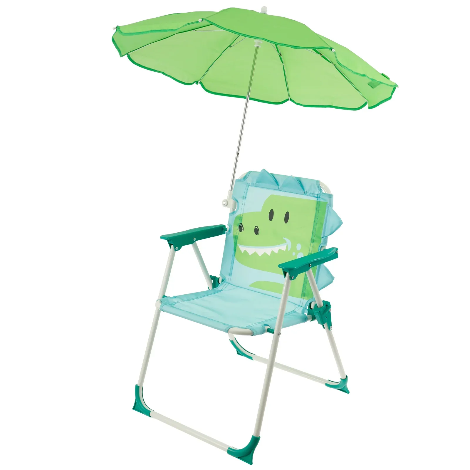 Kids Outdoor Umbrella Chair - Cadeira de Praia Infantil Dobrável com