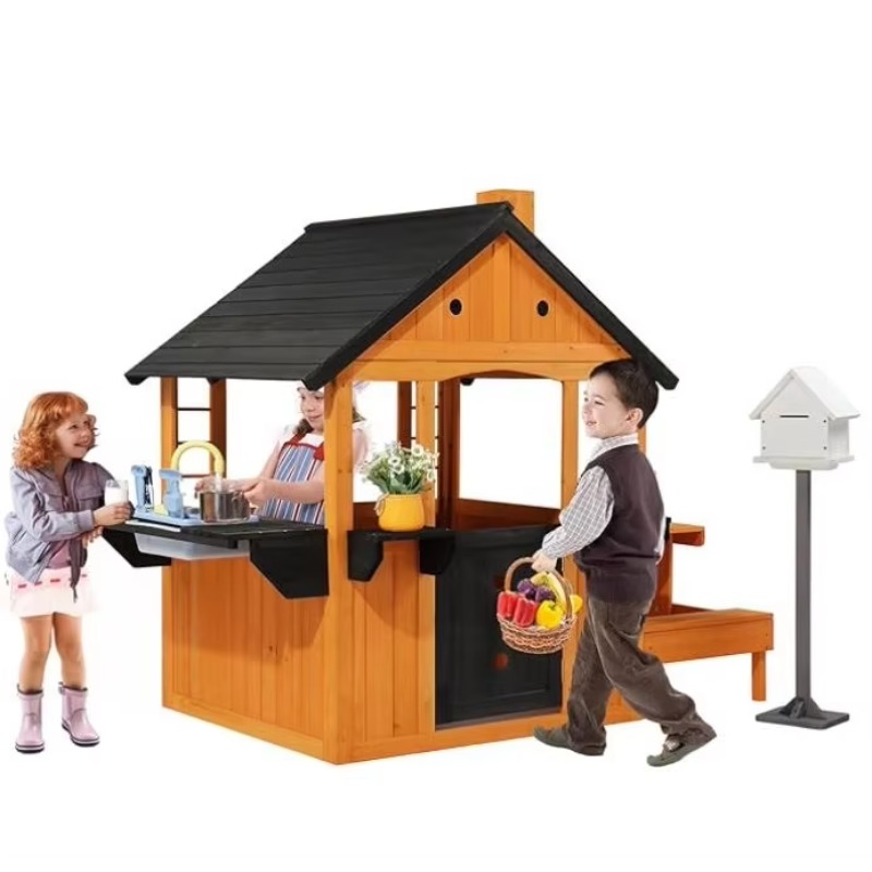 Kids Outdoor Sink - Casa de Brinquedo de Madeira para
