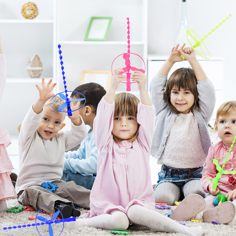 Kids Outdoor Easter Toys - 10 pçs/set colorido libélula de bambu