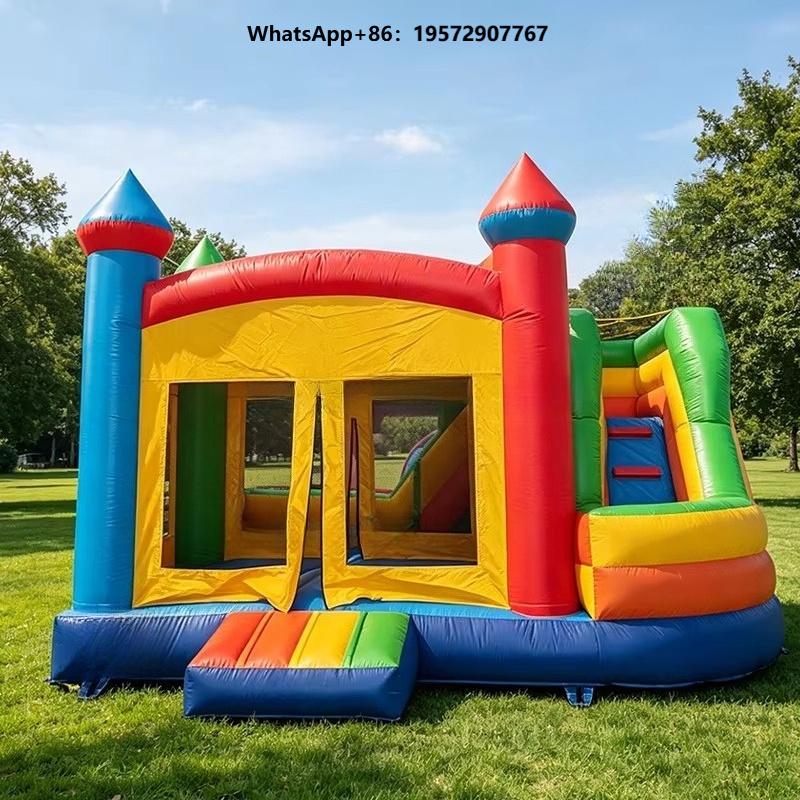Kids Outdoor Bounce House - Castelos Infláveis para Crianças, Casas de