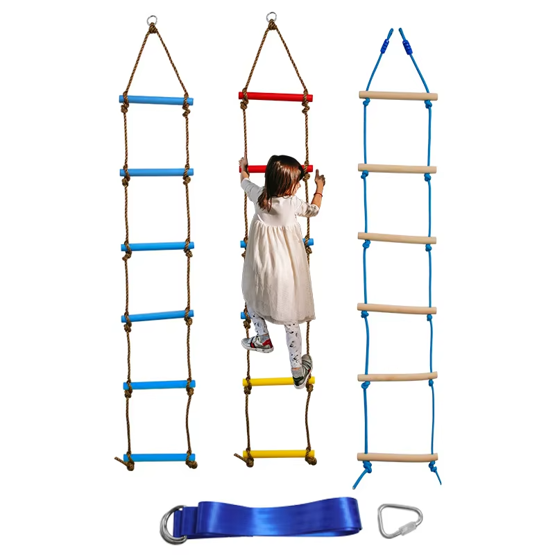Kids Outdoor Nature Play - Escada de Escalada de 6,6 pés
