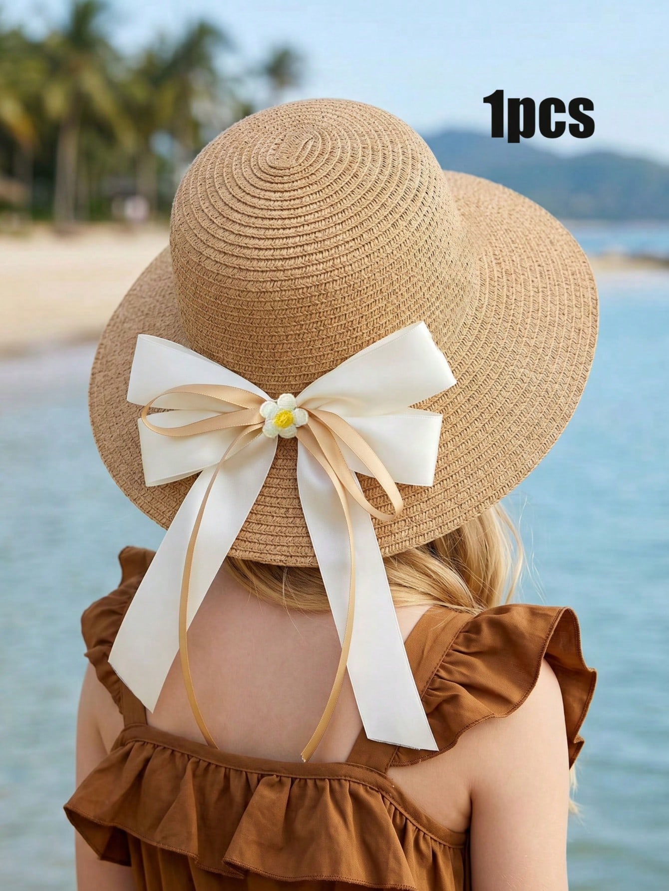 Play Kids Outdoor - Chapéu de Palha com Laço para