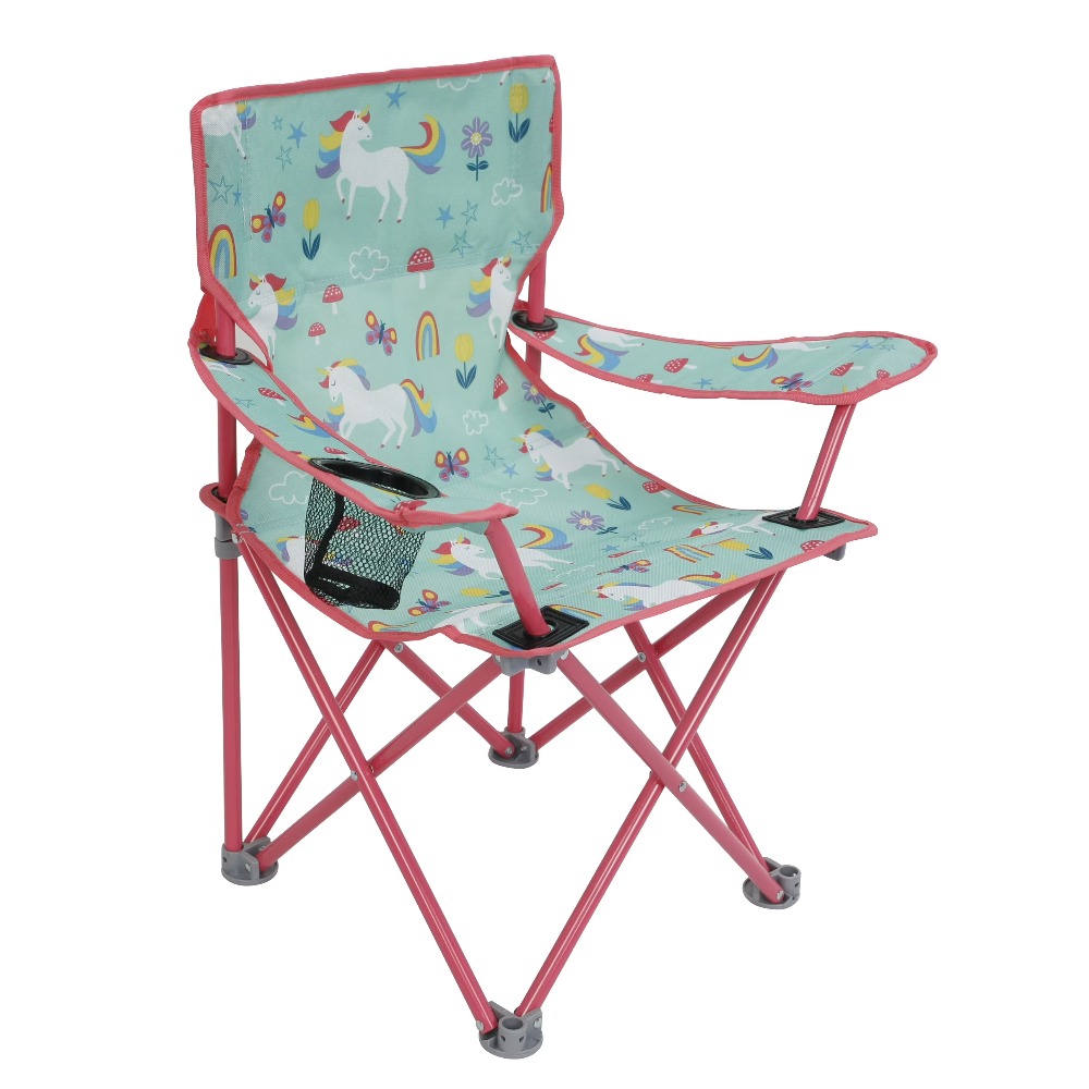 Kids Outdoor Lawn Chair - Cadeira de Camping Dobrável para Crianças