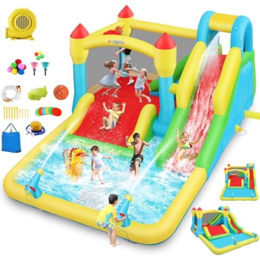 Castelo inflável aquático para - Kids Outdoor Bounce House avaliação e preço