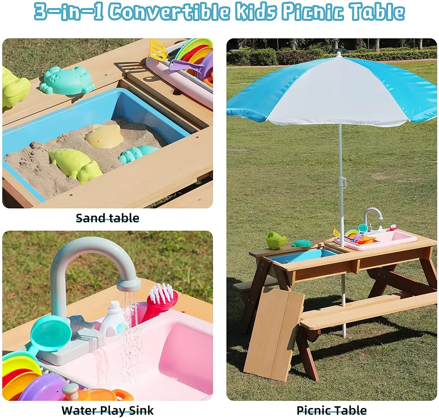 # Mesa de piquenique infantil, - Kids Outdoor Sink avaliação e preço
