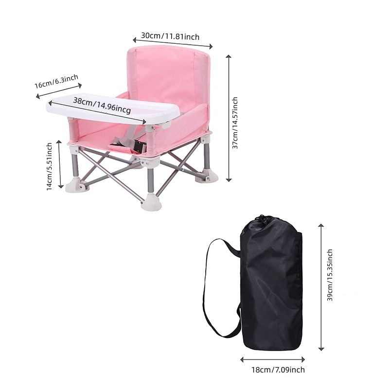 Portátil Baby Booster Seat, Ca - Kids Outdoor Lawn Chair avaliação e preço