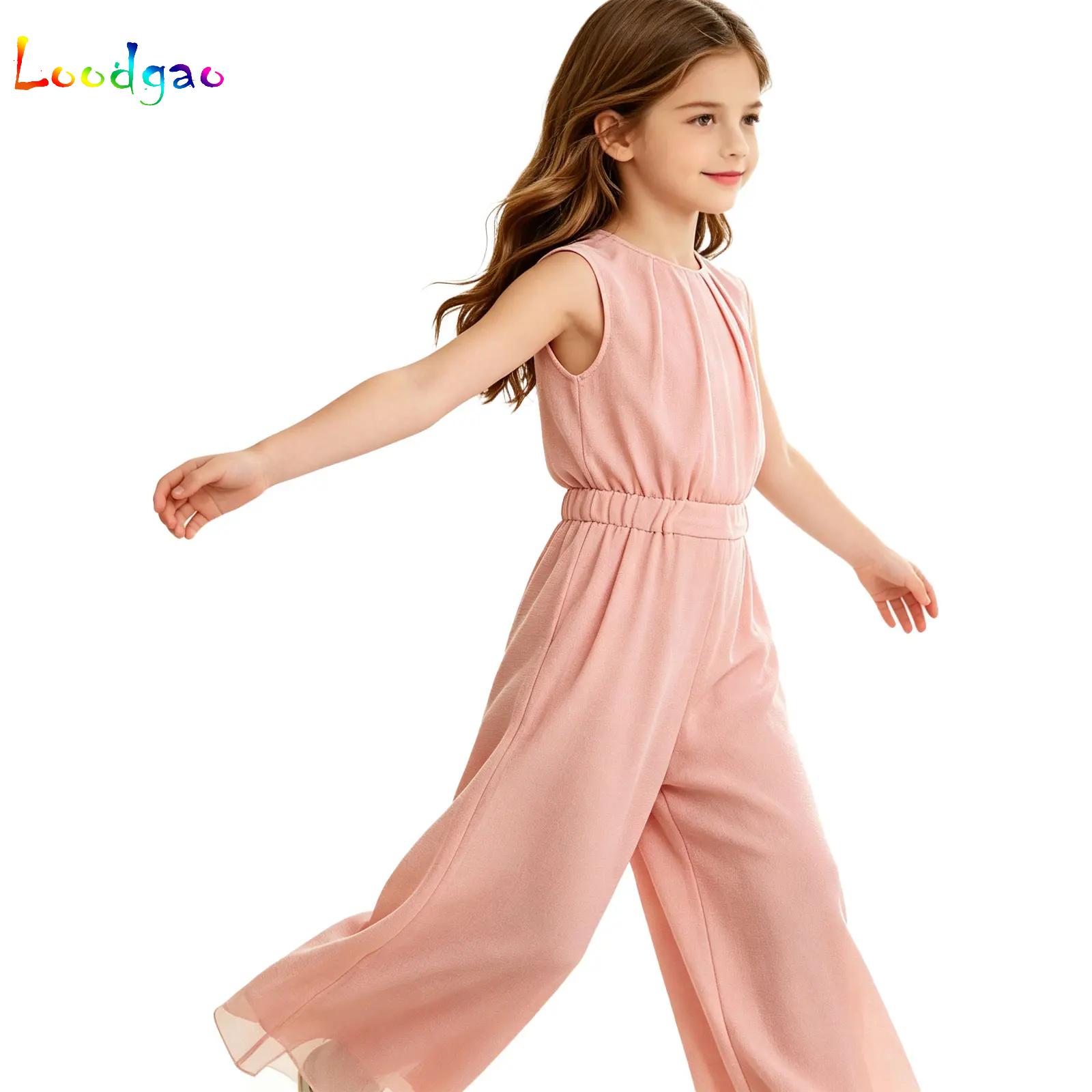 Macacão Casual para Meninas co - Kids Outdoor Outfit avaliação e preço