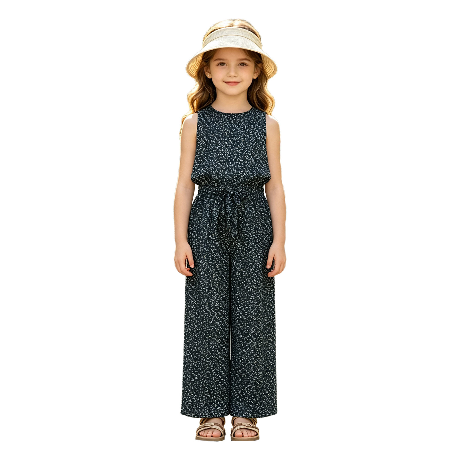 Macacão Casual para Meninas co - Kids Outdoor Outfit avaliação e preço