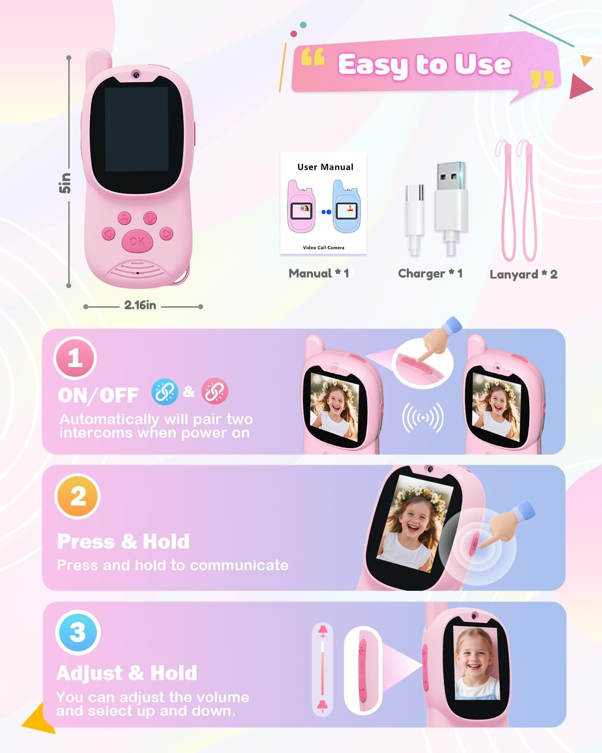 Walkie-Talkie Infantil 2 Unida - Kids Outdoor Voices avaliação e preço