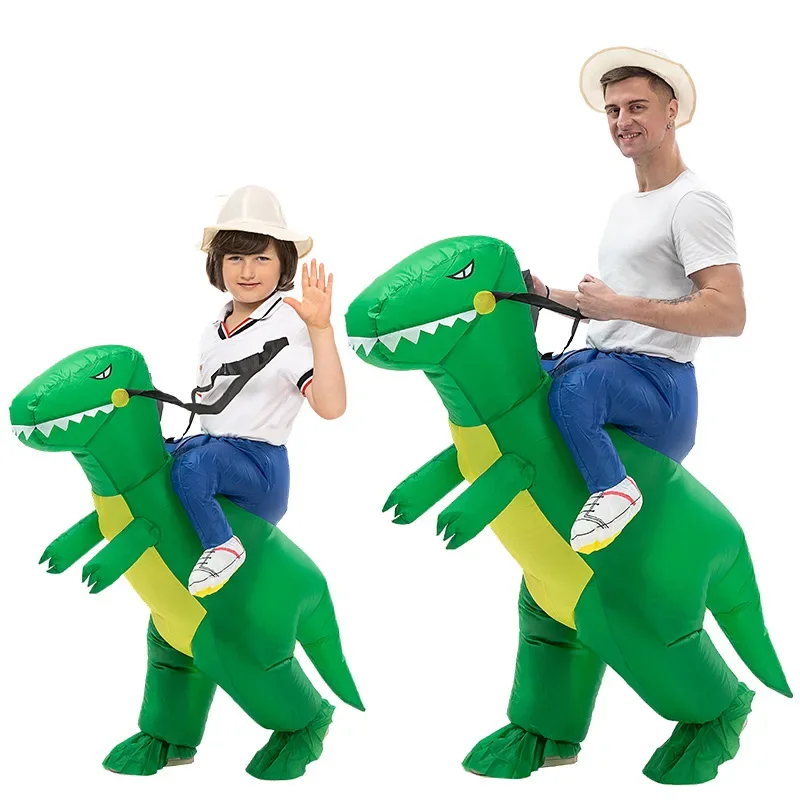 Fantasia Inflável de Dinossaur - Kids Outdoor Ride On avaliação e preço