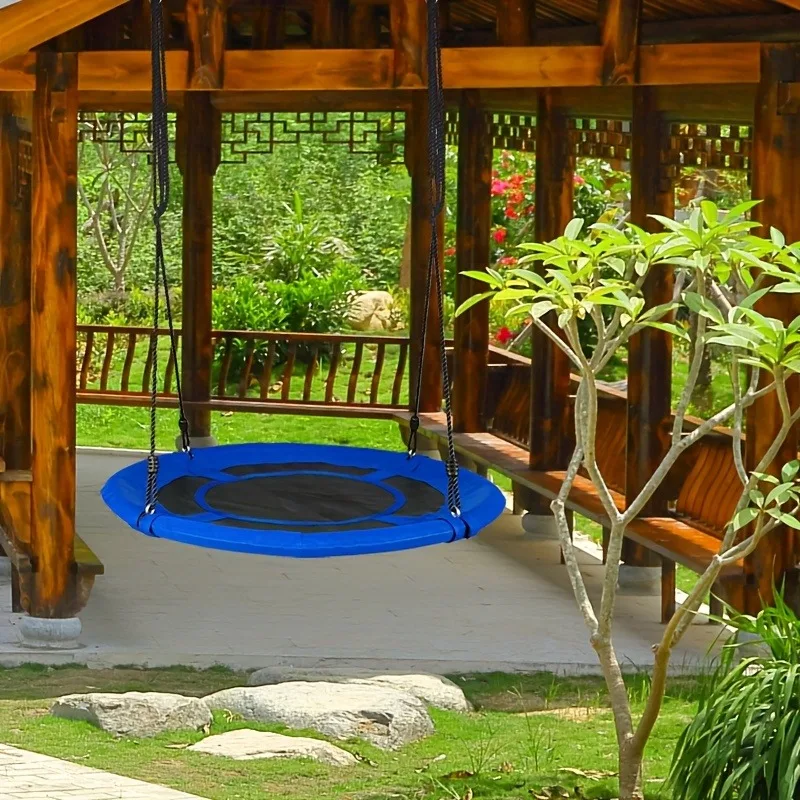 Rede de Lona Oxford Circular p - Kids Outdoor Swing Set avaliação e preço