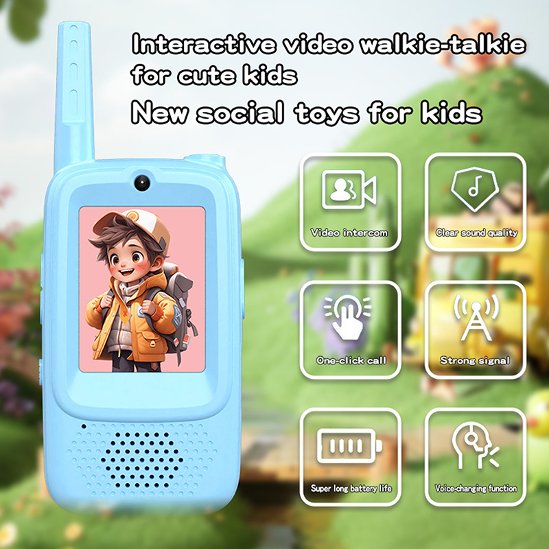 2 pçs vídeo walkie talkies par - Kids Outdoor Voices avaliação e preço