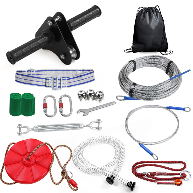 Kit de Tirolesa DIY para Exter - Kids Outdoor Zipline avaliação e preço