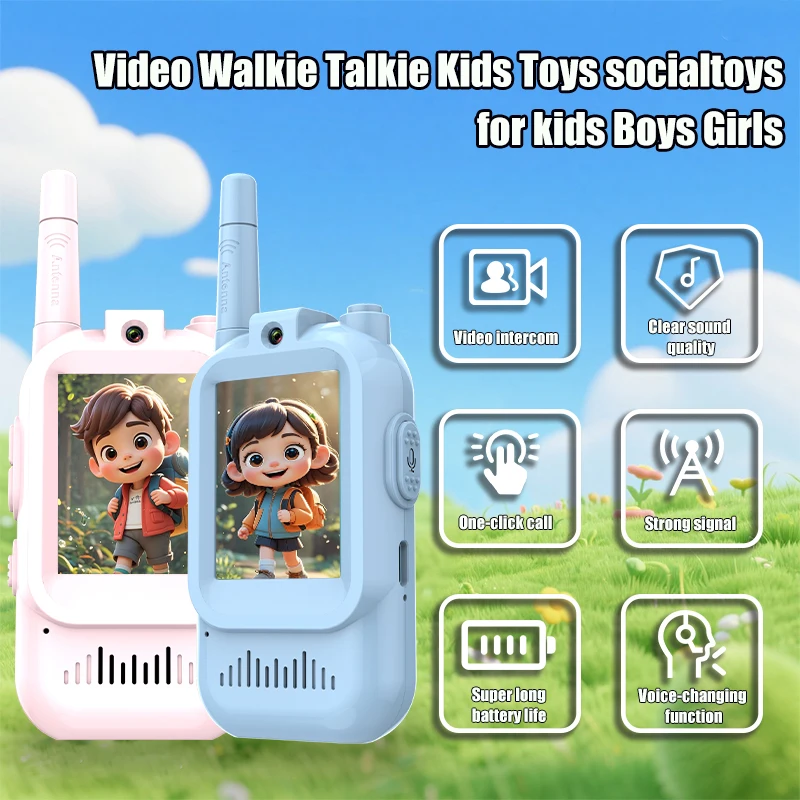 Walkie talkies de vídeo infant - Kids Outdoor Voices avaliação e preço
