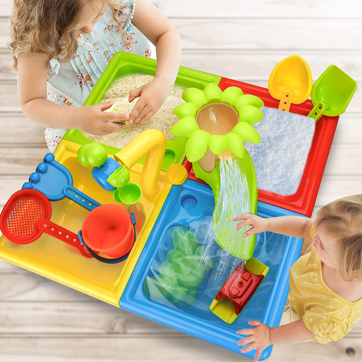 Mesa de praia e Sand Play Brin - Kids Outdoor Nature Play avaliação e preço