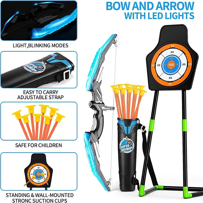 Arco e setas para crianças cri - Kids Outdoor Archery Set avaliação e preço