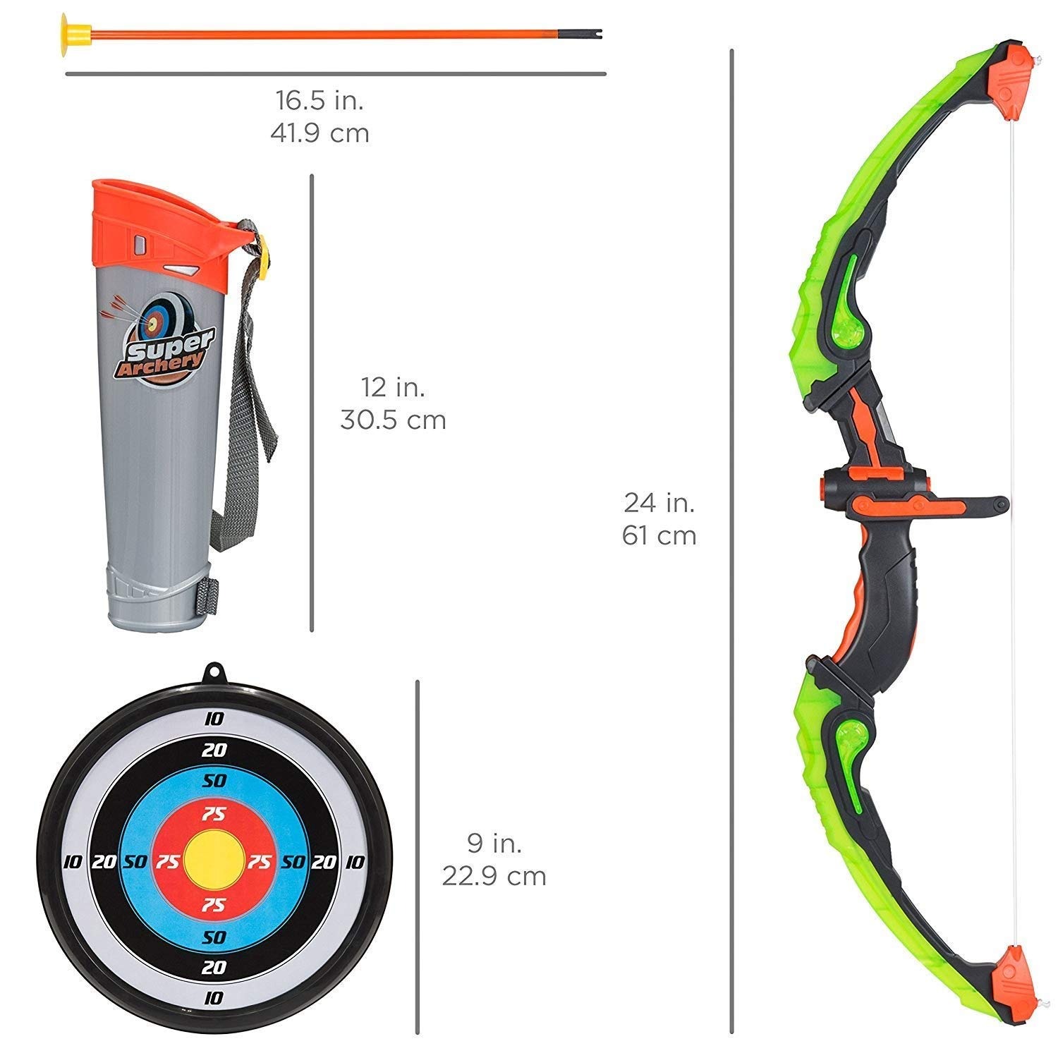 Crianças arco e flecha conjunt - Kids Outdoor Archery Set avaliação e preço