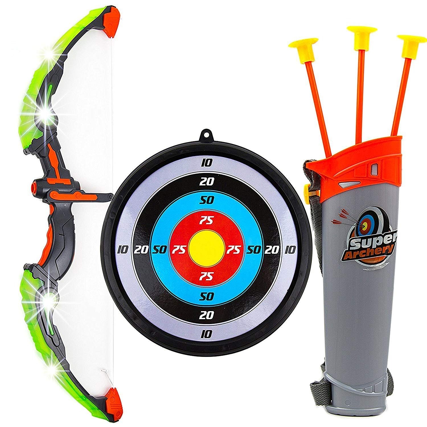 Crianças arco e flecha conjunt - Kids Outdoor Archery Set avaliação e preço