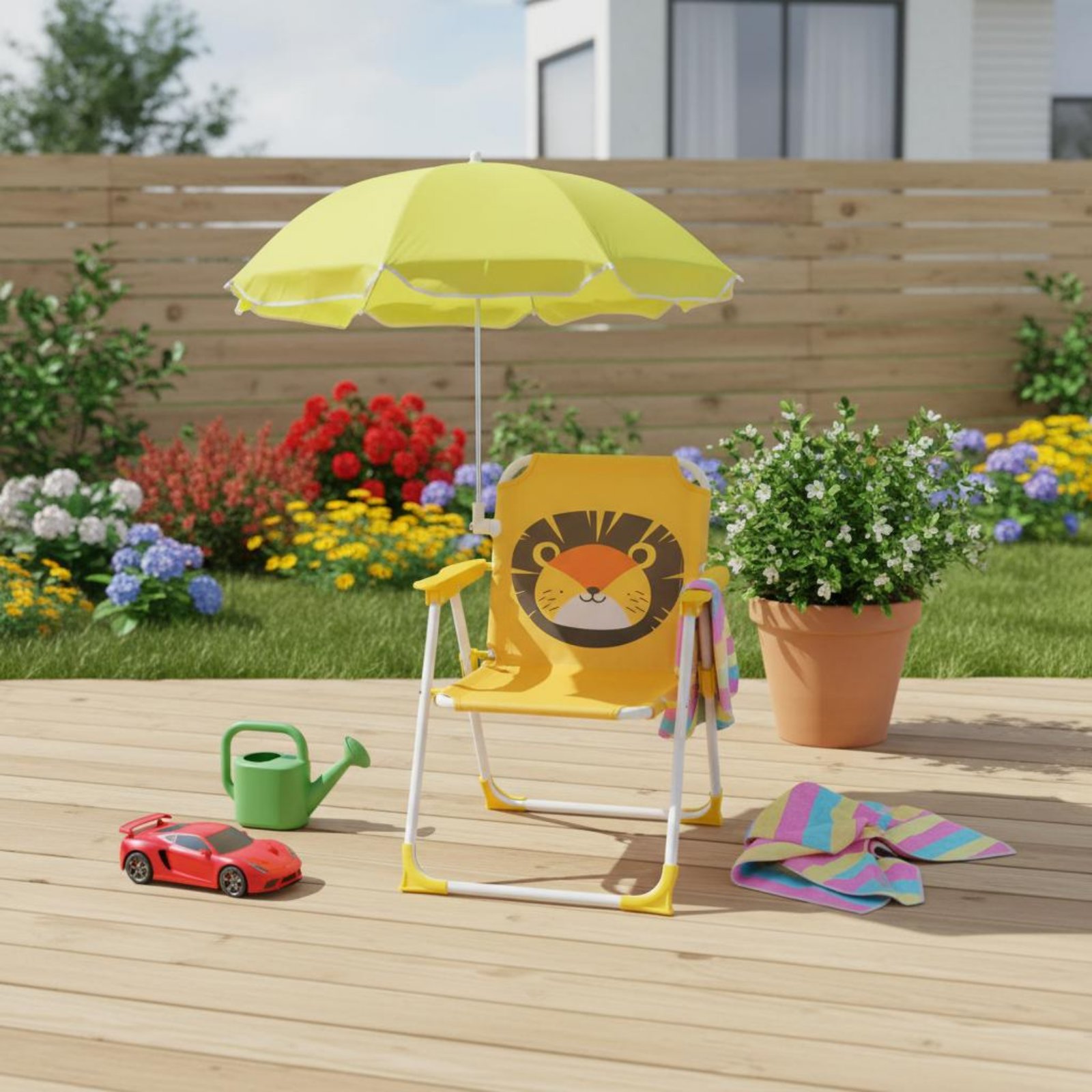Cadeira de Praia para Crianças - Kids Outdoor Umbrella Chair avaliação e preço