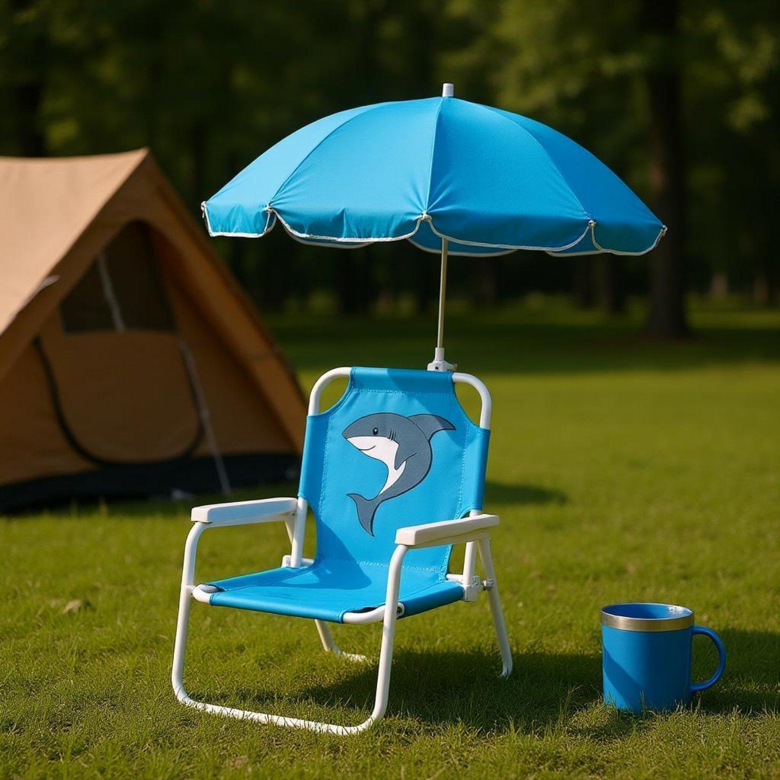 Cadeira de Praia para Crianças - Kids Outdoor Umbrella Chair avaliação e preço