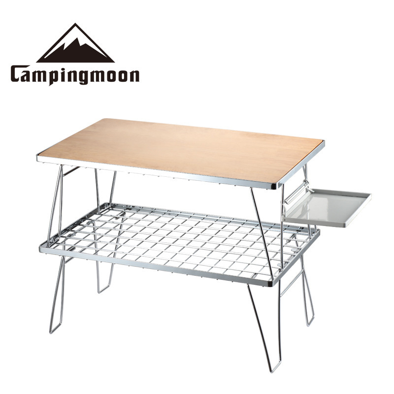 CAMPINGMOON T-2301 Mesa de aca - Kids Outdoor Wooden Table avaliação e preço