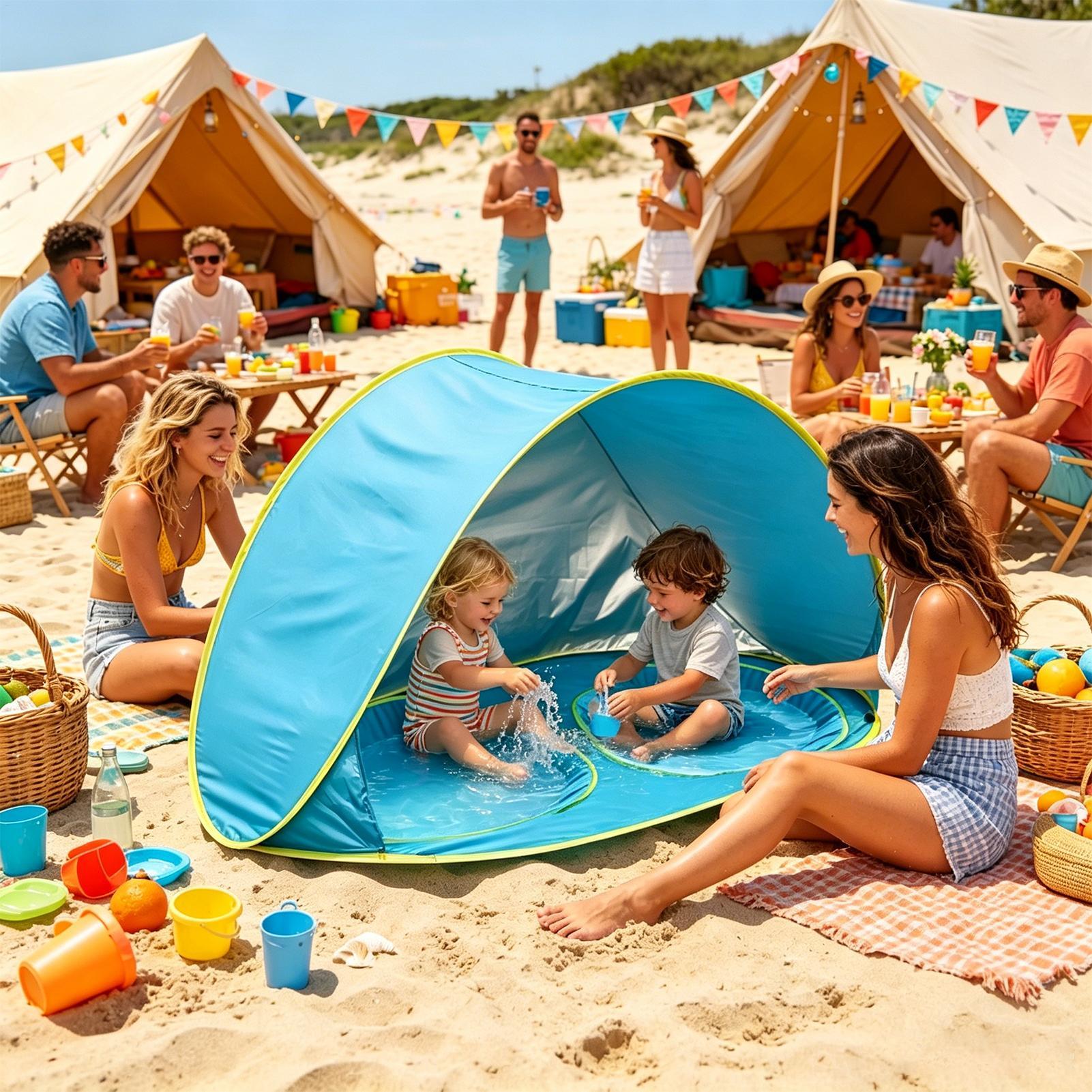 Tenda de praia para crianças,  - Outdoor Kids In An Indoor World avaliação e preço