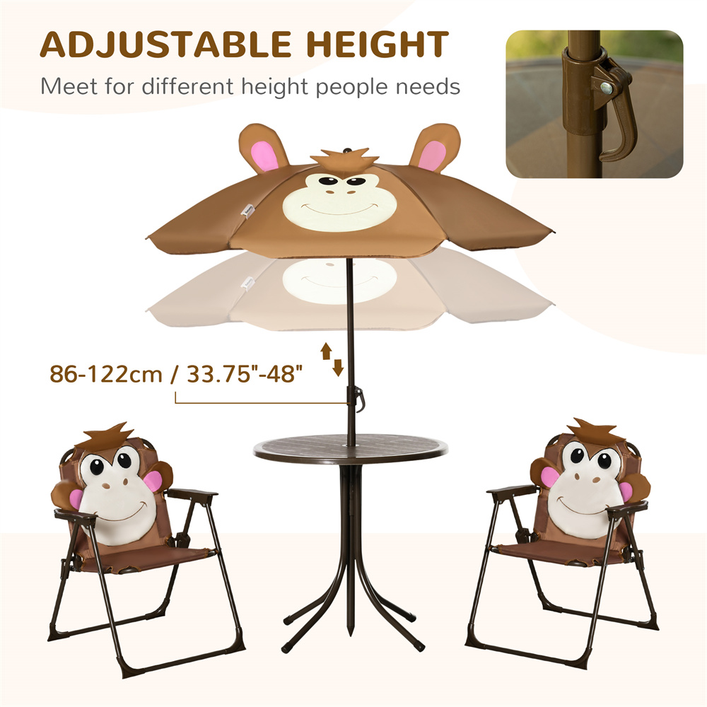Conjunto de Mesa e Cadeiras pa - Kids Outdoor Umbrella Chair avaliação e preço