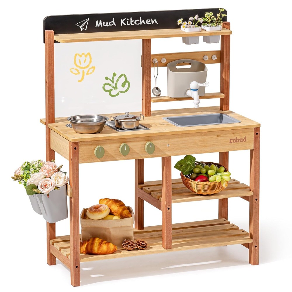 Cozinha de Madeira para Crianç - Kids Outdoor Sink avaliação e preço