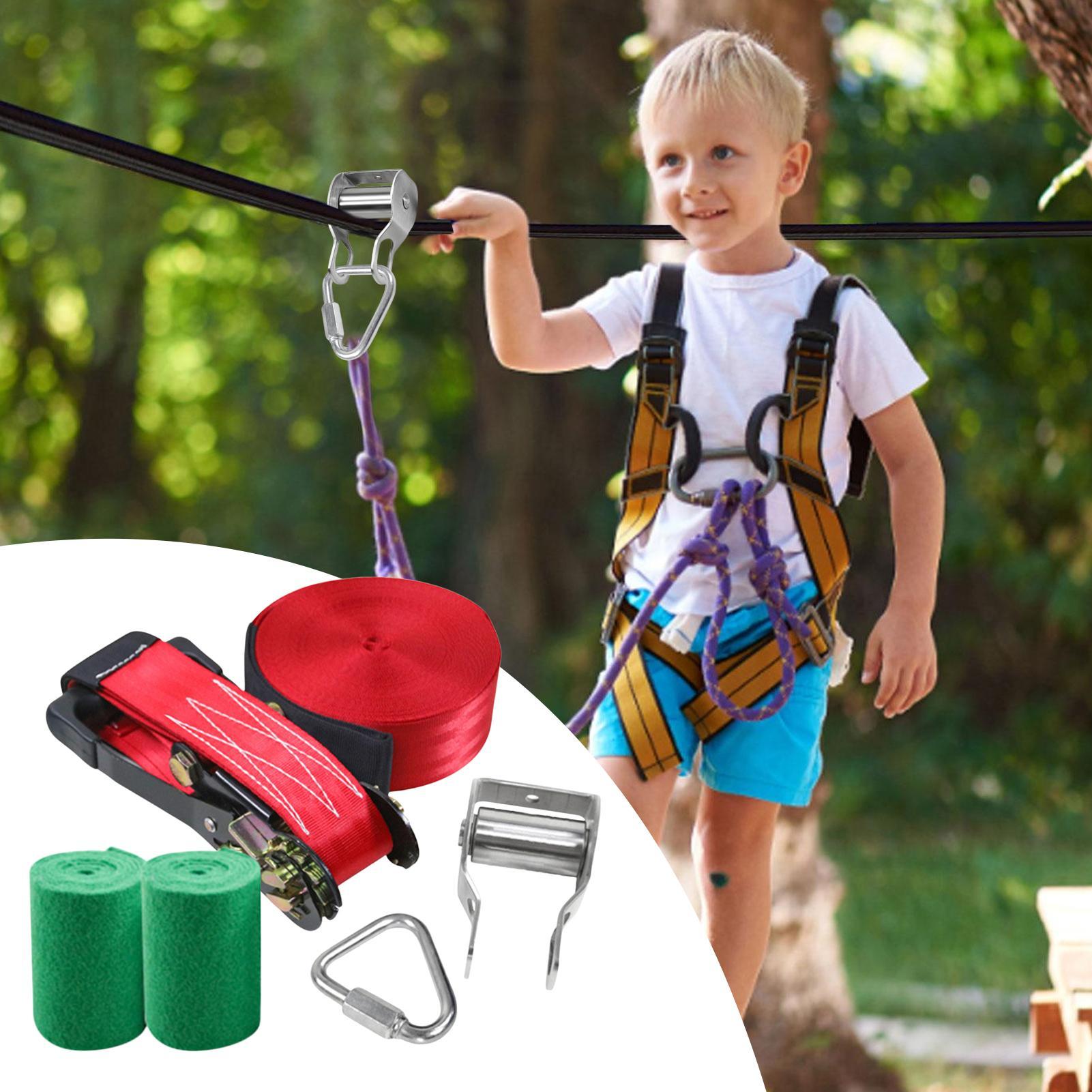 Tirolesa para Crianças, Brinqu - Kids Outdoor Zipline avaliação e preço
