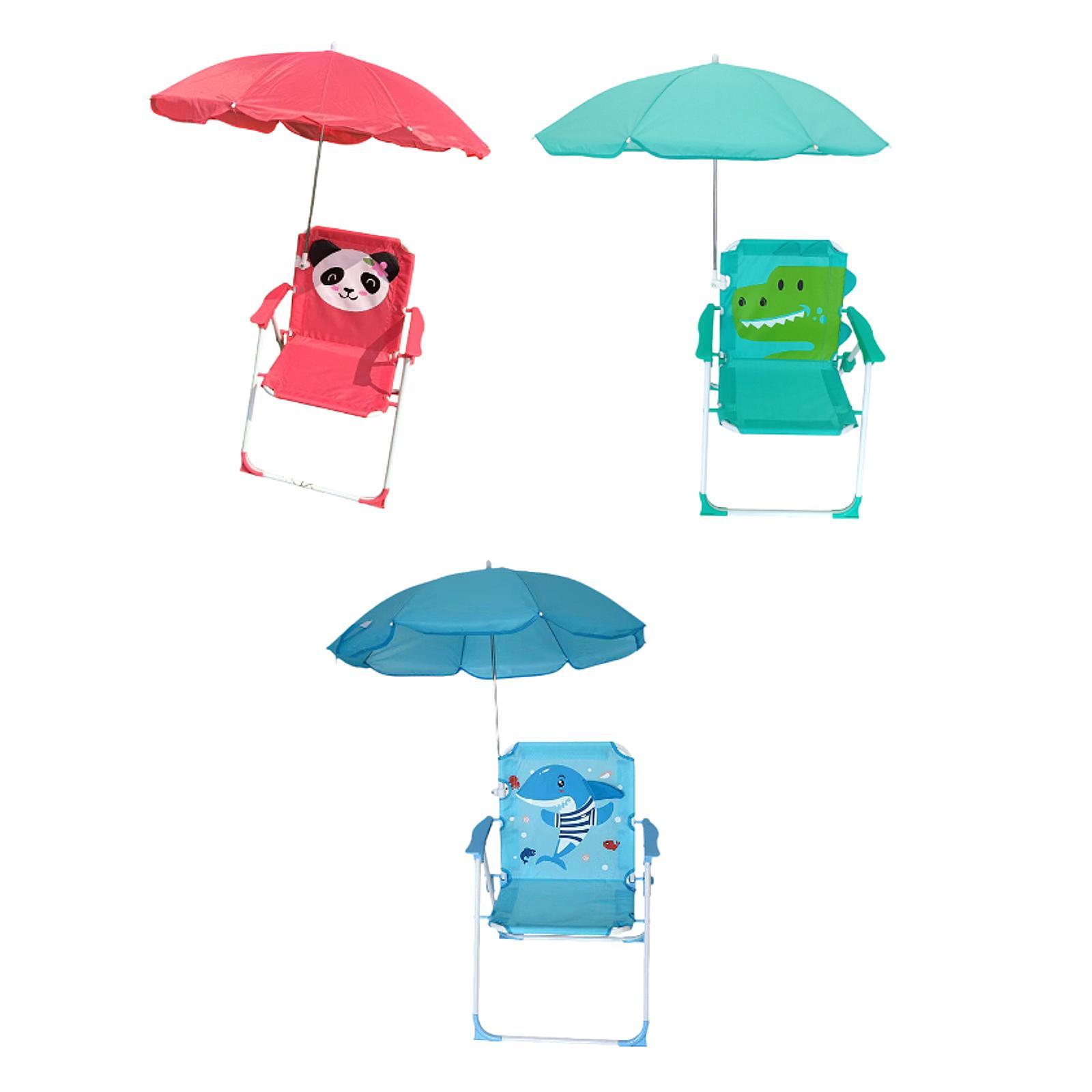 Cadeiras de Praia para Criança - Kids Outdoor Umbrella Chair avaliação e preço