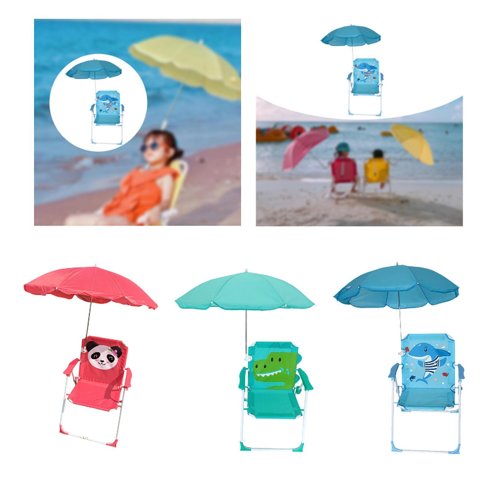 Cadeiras de Praia para Criança - Kids Outdoor Umbrella Chair avaliação e preço
