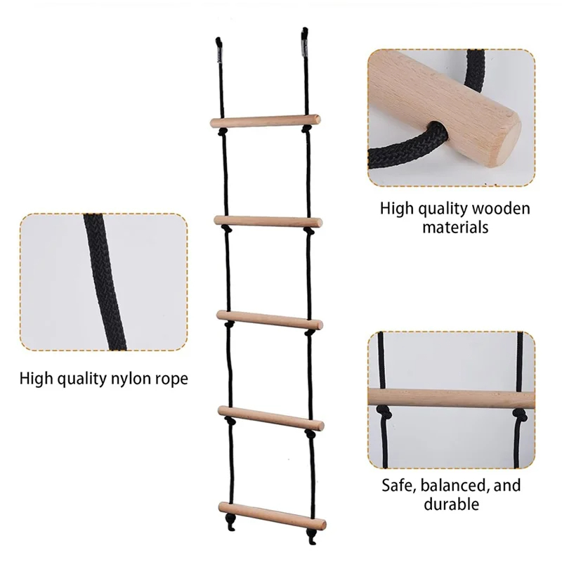 Crianças escalada corda escada - Kids Outdoor Swing Set avaliação e preço