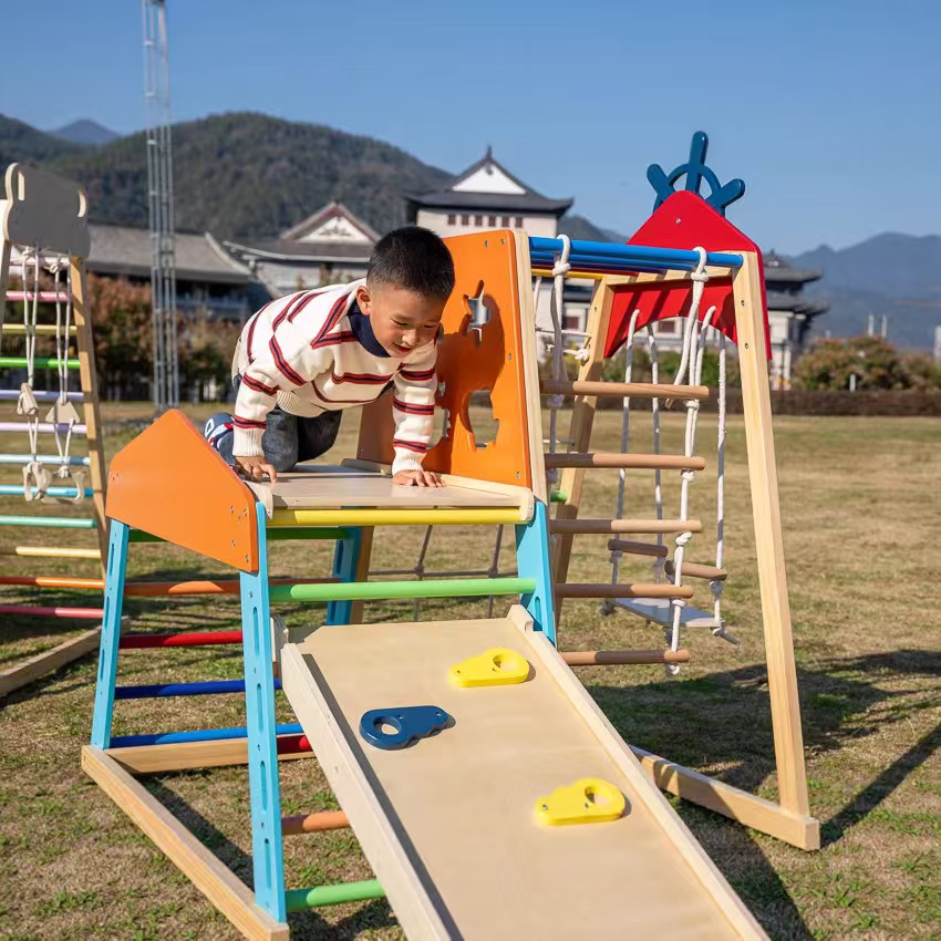 Grande Estrutura de Escalada e - Kids Outdoor Climbing Frame avaliação e preço