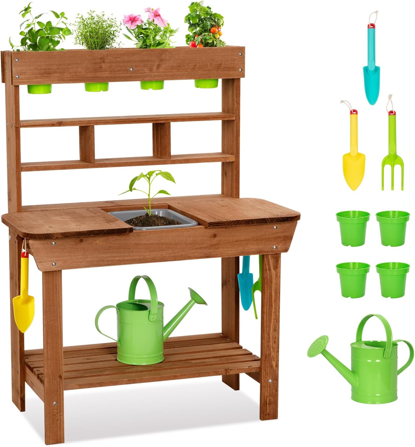 Bancada de Jardinagem com Pia  - Kids Outdoor Sink avaliação e preço