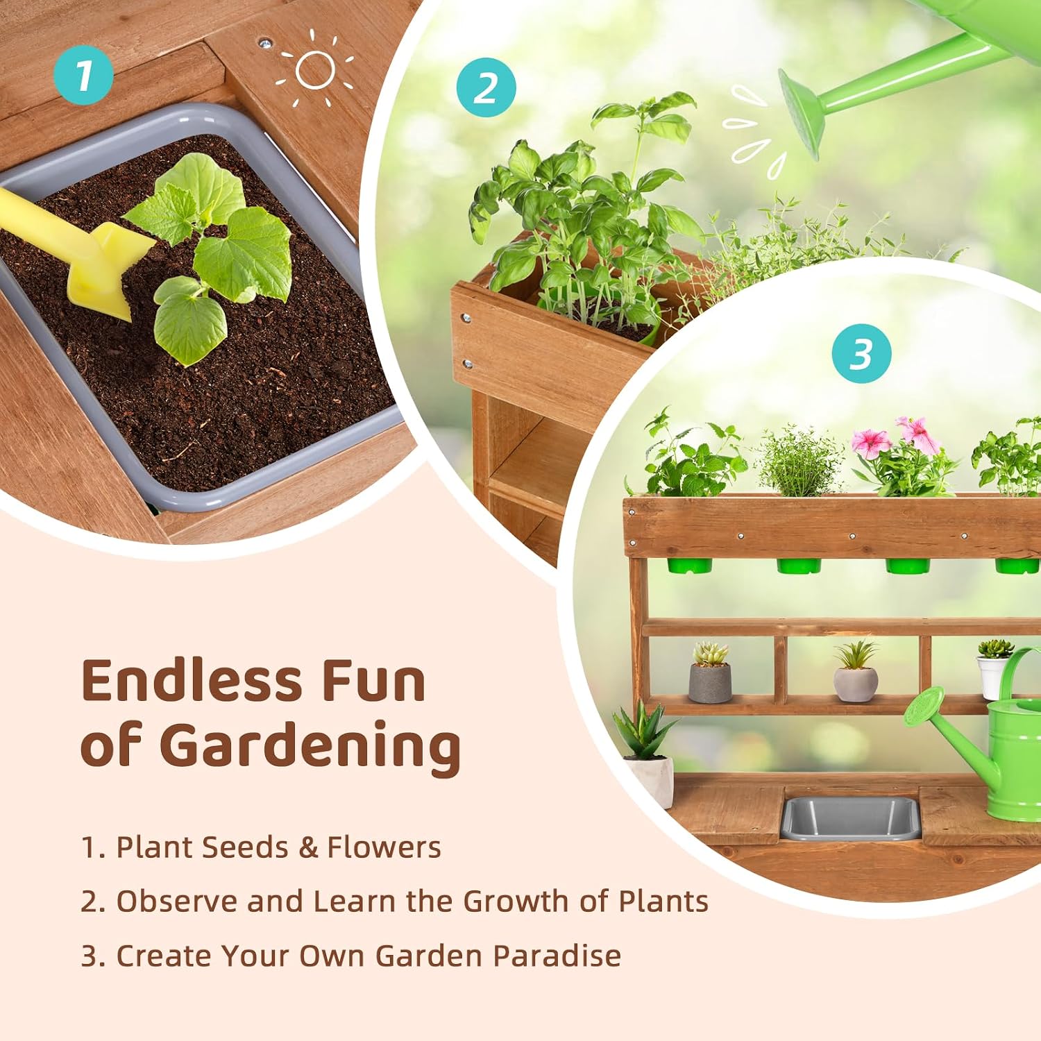 Bancada de Jardinagem com Pia  - Kids Outdoor Sink avaliação e preço