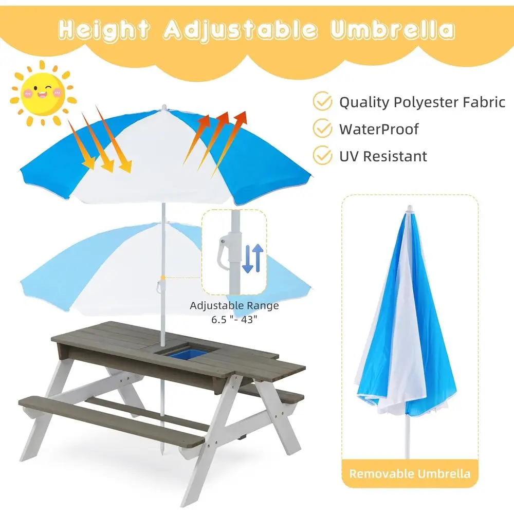 Mesa de Piquenique de Madeira  - Kids Outdoor Wooden Table avaliação e preço