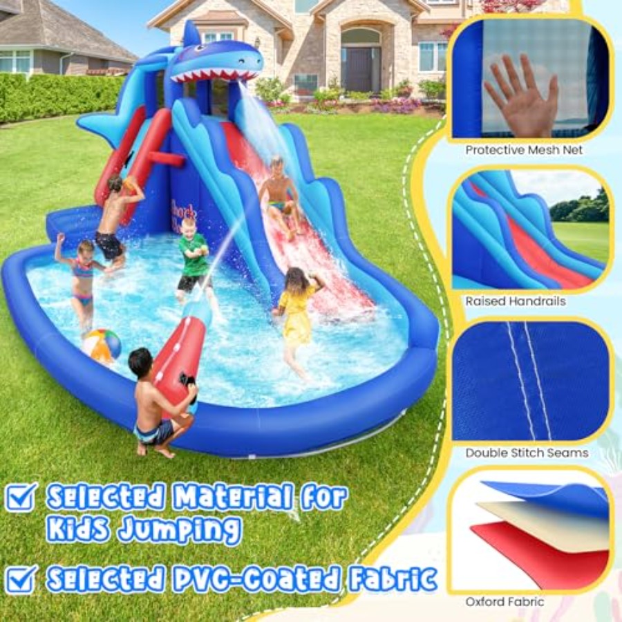 Tobogã inflável aquático para  - Kids Outdoor Bounce House avaliação e preço