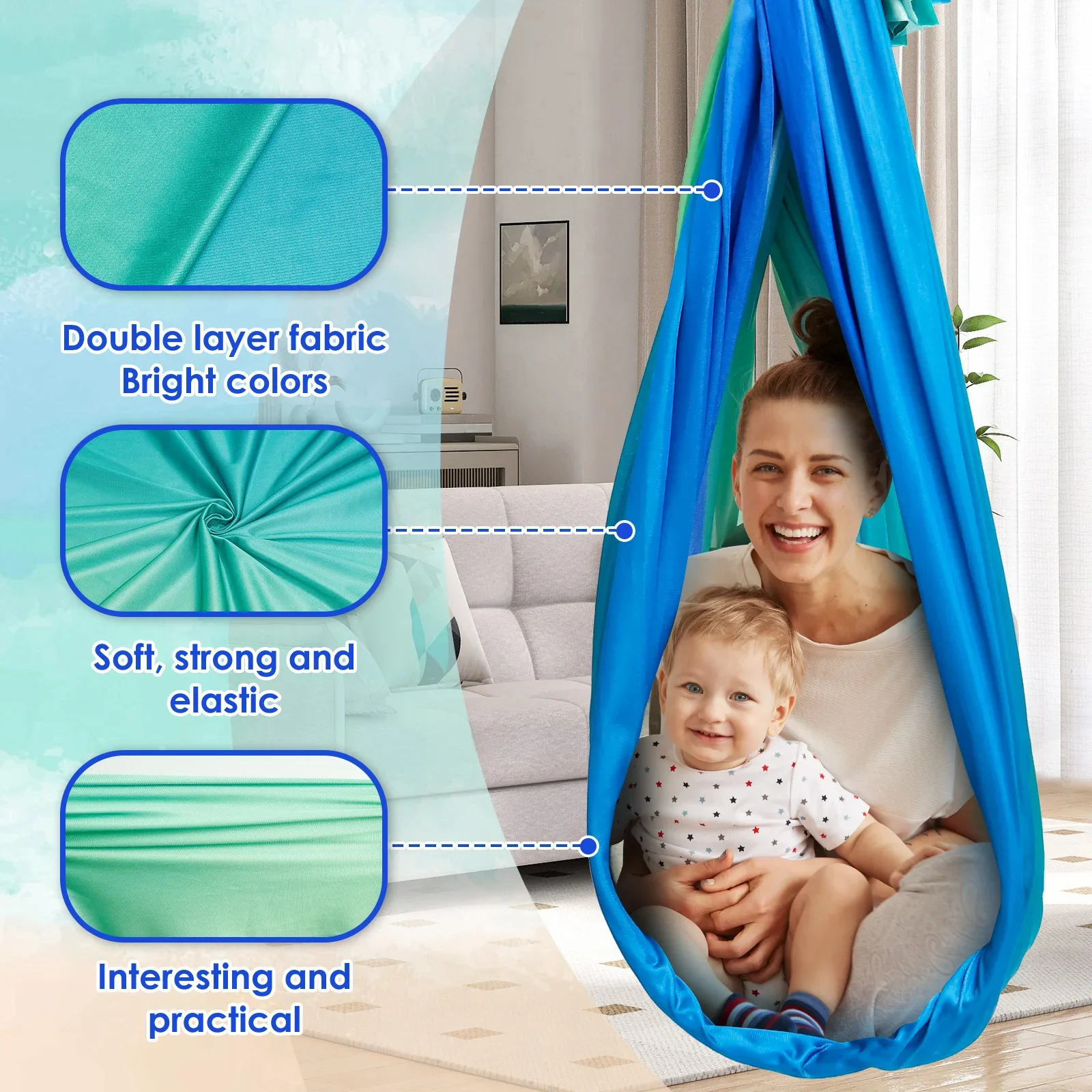 Balanço Sensorial Confortável  - Kids Outdoor Swing And Slide avaliação e preço