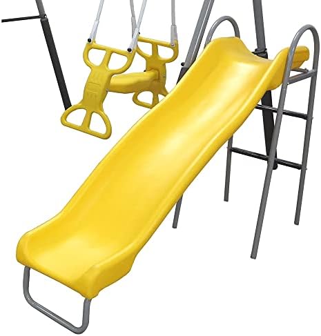 Conjunto de Balanços Infantil  - Kids Outdoor Swing And Slide avaliação e preço