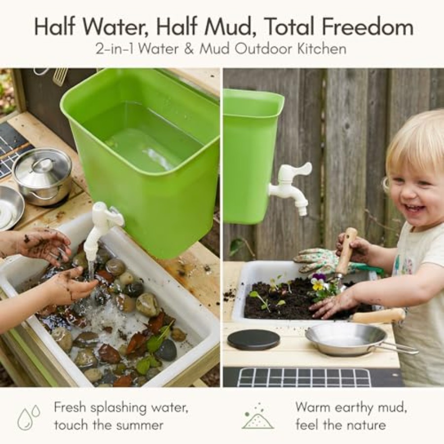Cozinha de lama ao ar livre pa - Kids Outdoor Sink avaliação e preço